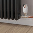 M-TRV-072-ST-W-LS01 - Ramone Modern TRV White Towel Radiator Valves With Sleeves M-TRV-072-ST-W-LS01 - Ramone Modern TRV White Towel Radiator Valves With Sleeves